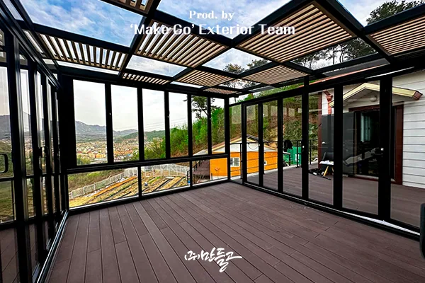 양평 옥천면 독립형 썬룸 시공 사진 3