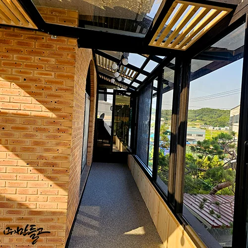 화성 전원주택 썬룸 시공현장(2층) 사진 7
