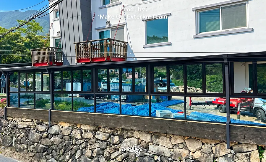 경상남도 산청군 대규모 썬룸 시공 후기 사진 3