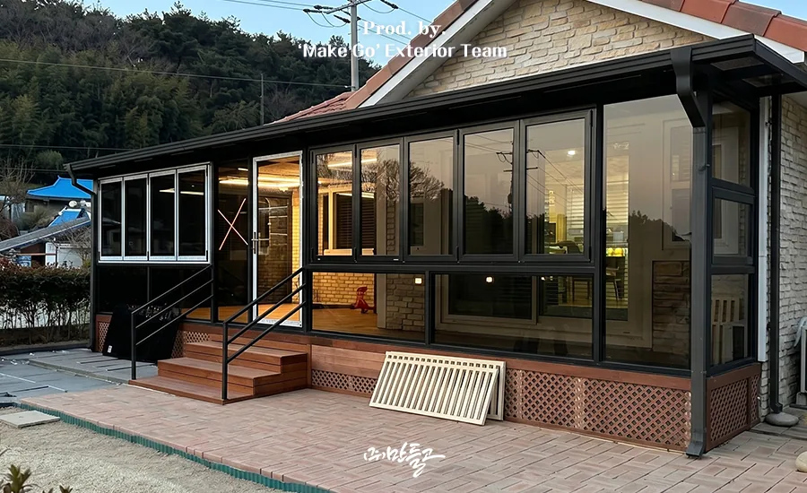 경상북도 울진군 썬룸 추가 시공 후기