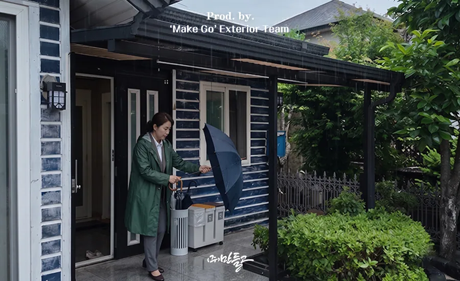 경기도 화성시 현관 캐노피 시공 후기