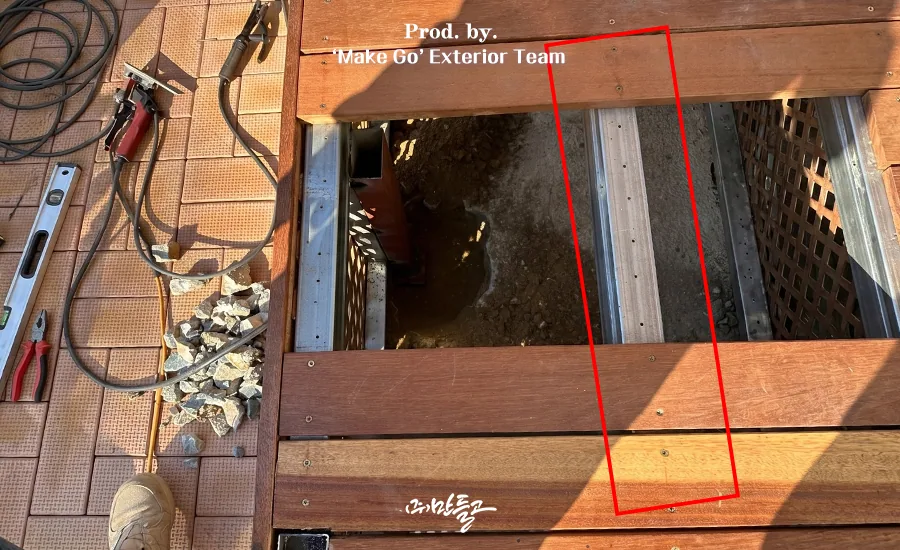 경상북도 울진군 복층렉산 캐노피 시공 후기